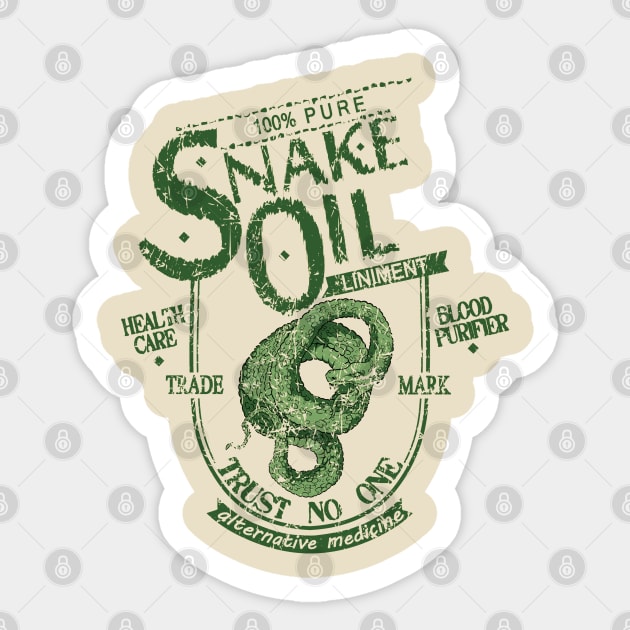 Snake Oil Sticker by JakeRhodes